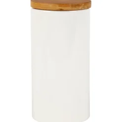 Bocal grès couvercle bambou