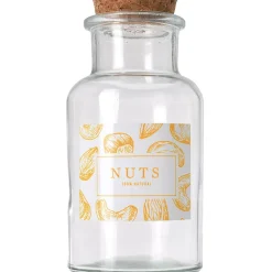 Bocal verre avec couvercle en liège