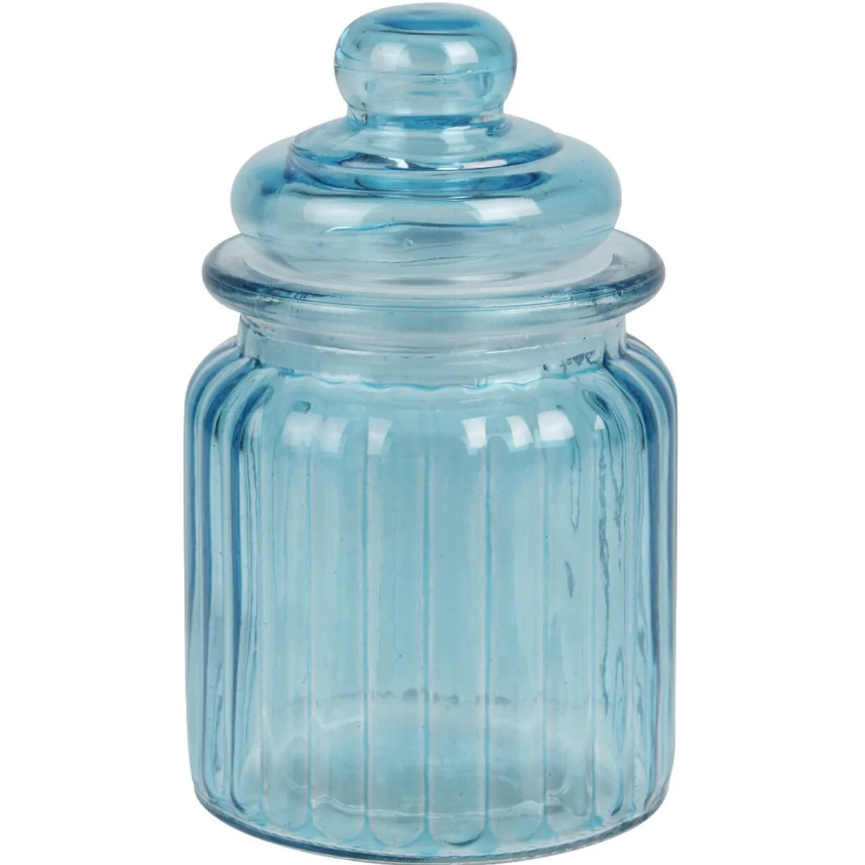 Bonbonnière colorée en verre