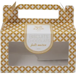 Boîte à biscuit en carton x3