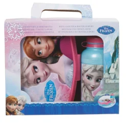 Boîte à goûter et gourde La Reine des Neiges