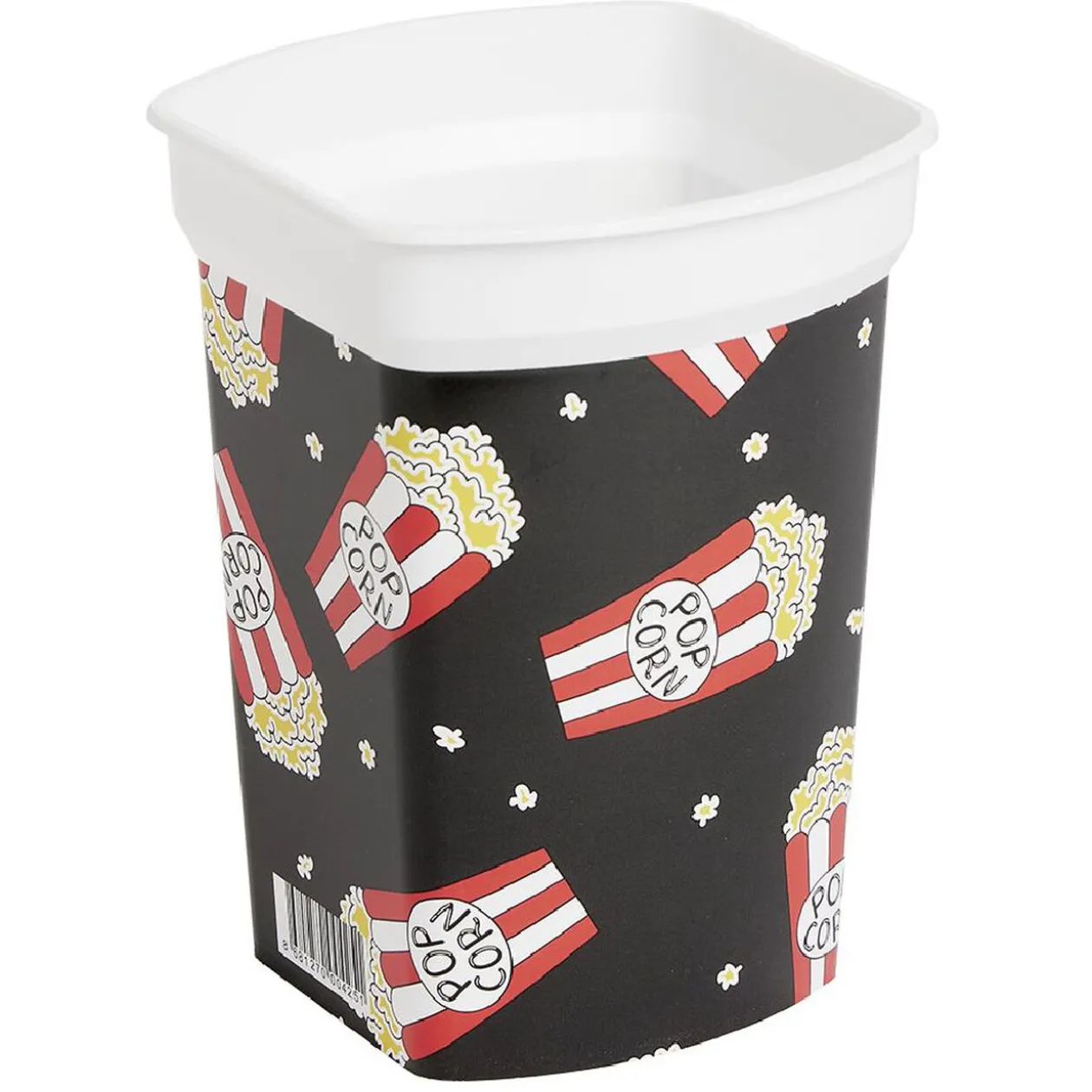 Boîte à pop corn 2L - 13,4x13,4xH18,4cm