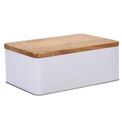 Boîte à sucre rectangulaire blanc naturel