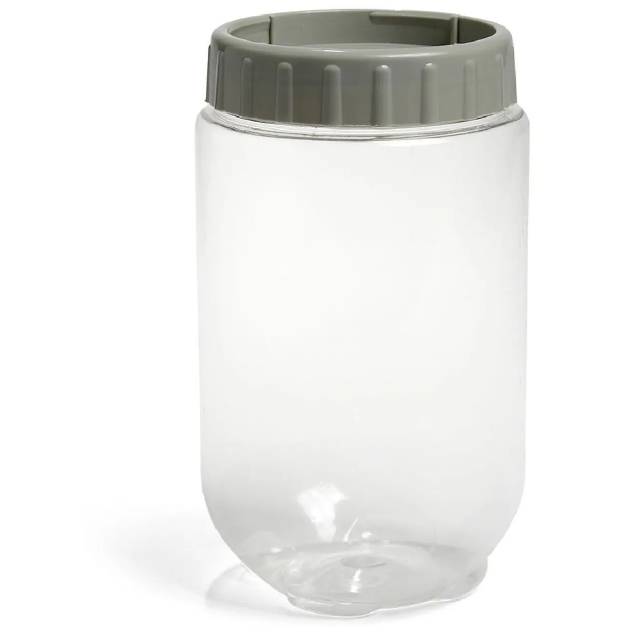 Boîte de conservation transparente avec couvercle à visser 1L