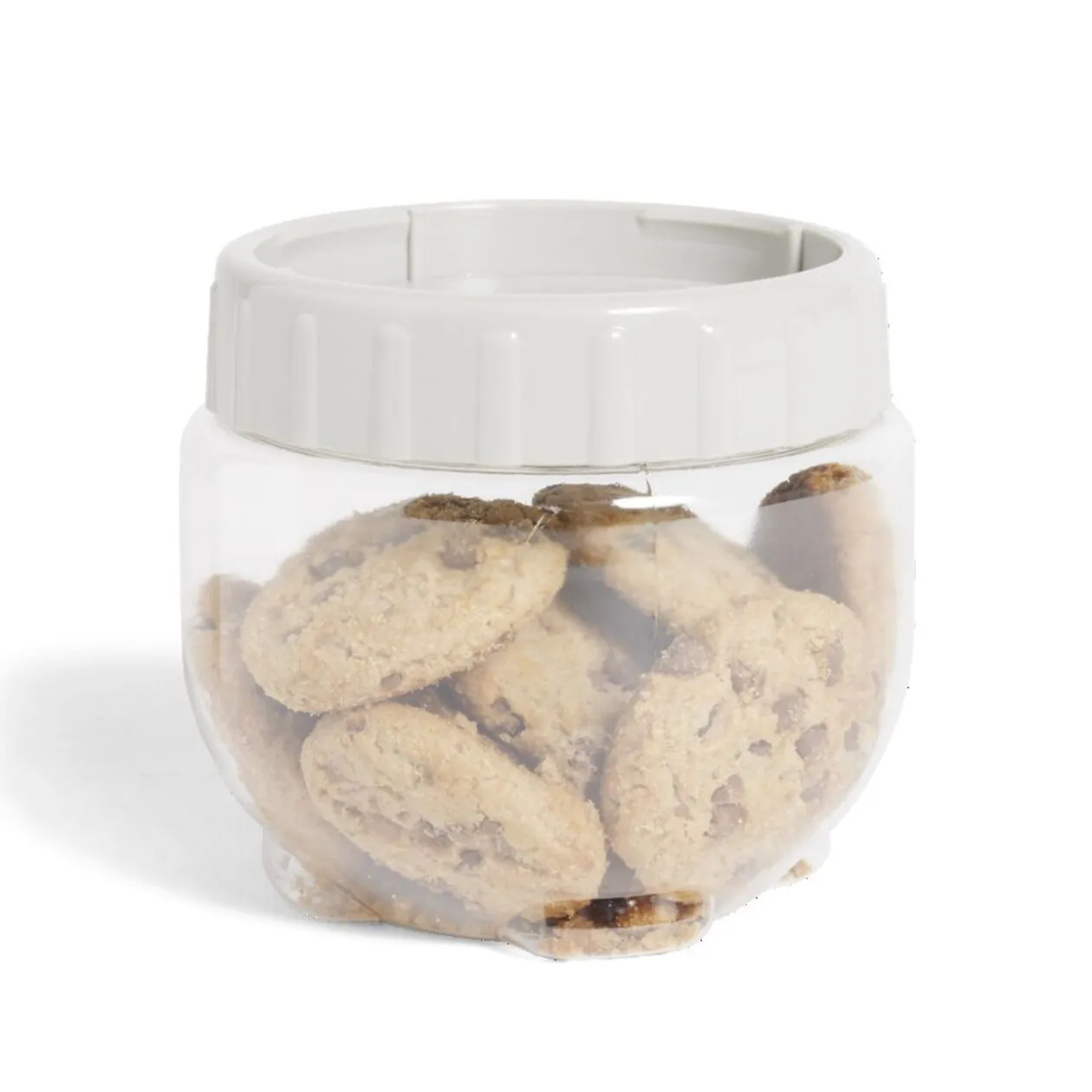 Boîte de conservation transparente avec couvercle à visser 550ml