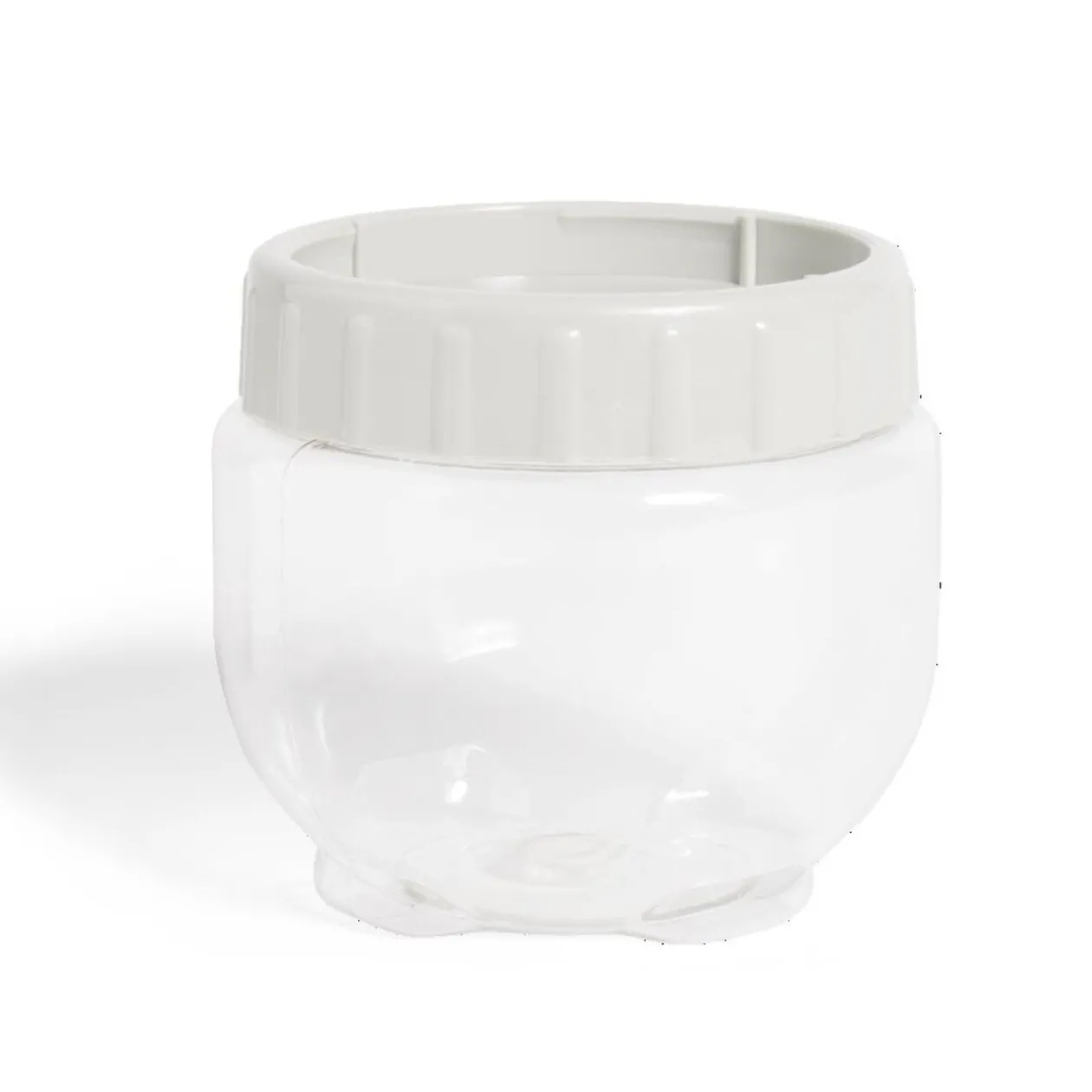 Boîte de conservation transparente avec couvercle à visser 550ml