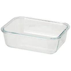 Boîte en verre et bambou 1 L