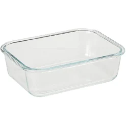 Boîte en verre et bambou 1,5 L