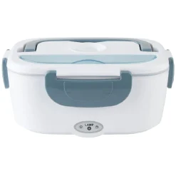 Boîte lunch chauffante 2 compartiments 1 cuillère