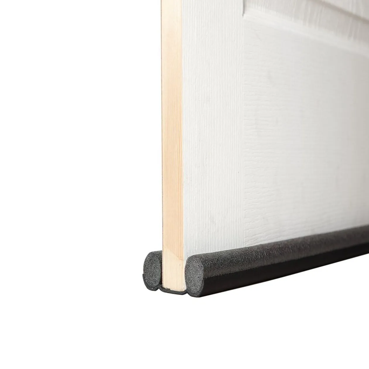 Boudin isolant pour bas de porte polyester gris