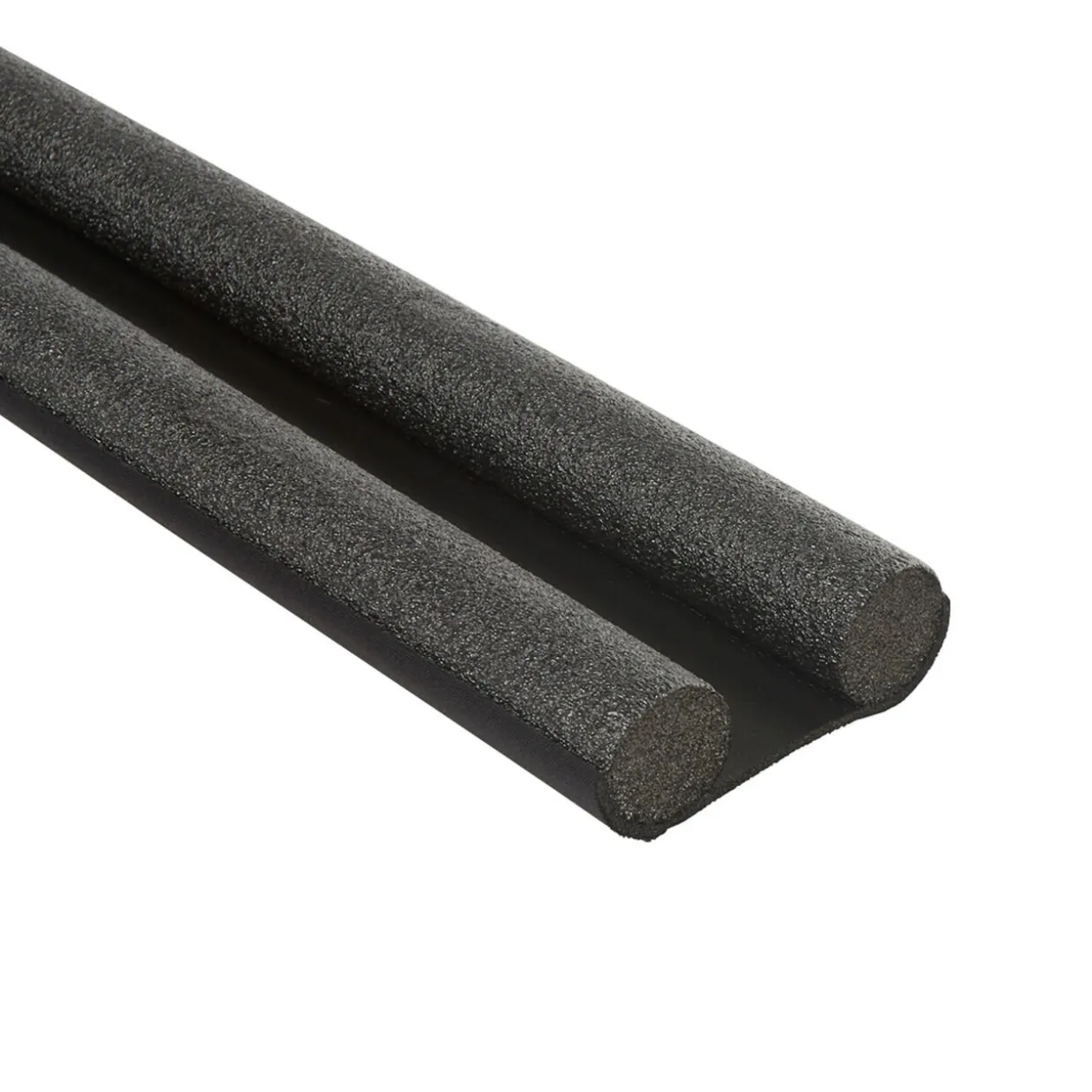 Boudin isolant pour bas de porte polyester gris