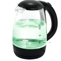 Bouilloire LED sans fil couleurs variables Homday en verre 1,7 L