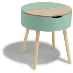 Bout de canapé Elton vert d’eau