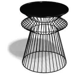 Bout de canapé Fanzy noir