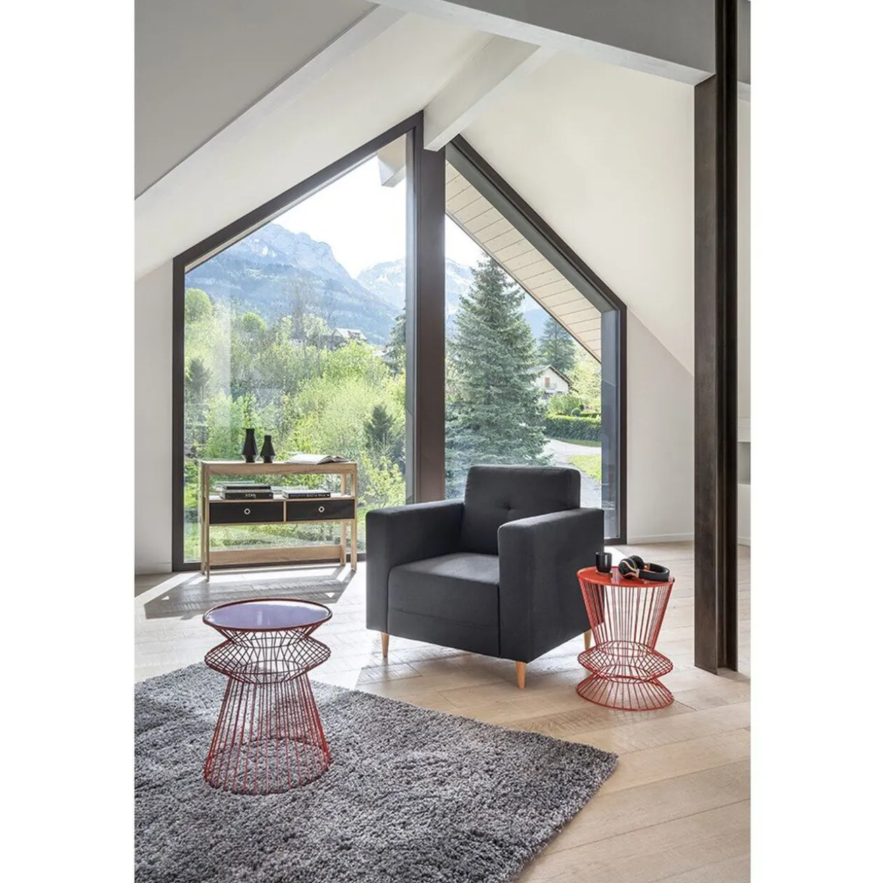 Bout de canapé Fanzy terracotta