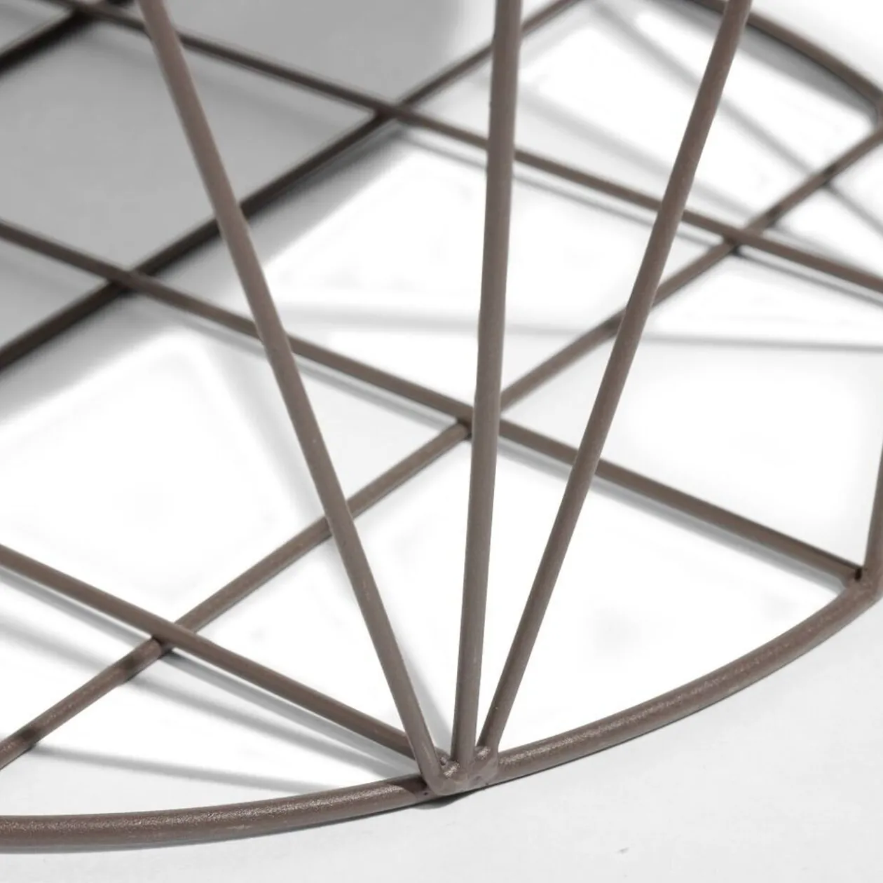 Bout de canapé Gaëlle jonc de mer tressé Ø35xH36cm