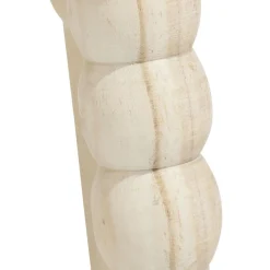 Bout de canapé Léo bois coloris naturel Ø34xH35cm