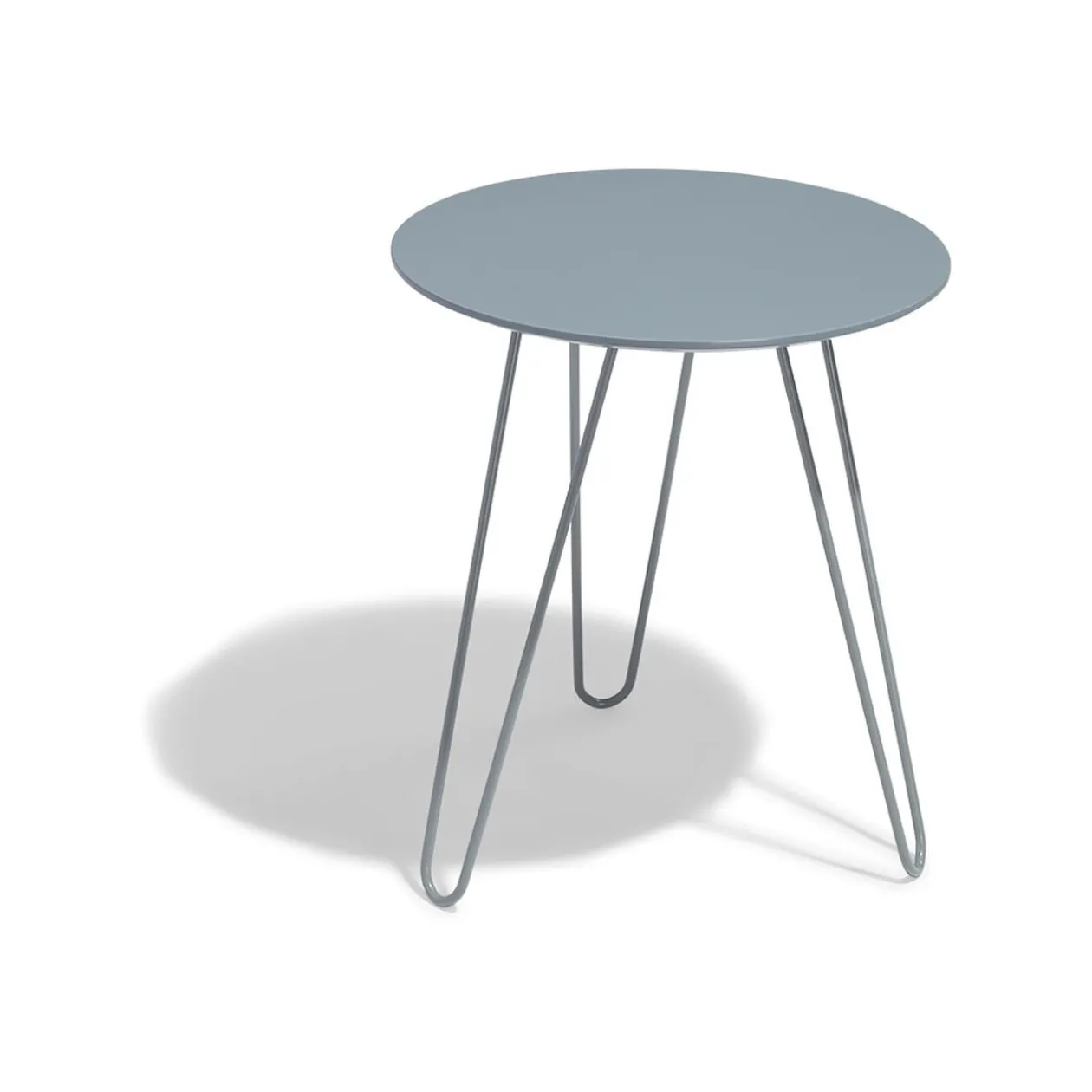 Bout de canapé Lou anthracite à trois pieds