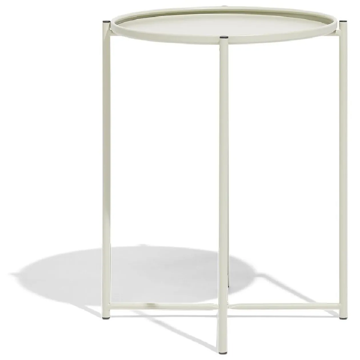 Bout de canapé Maddy métal vert Ø41xH49cm