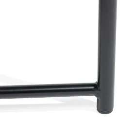 Bout de canapé Maddy métal noir Ø41xH49cm