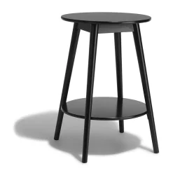 Bout de canapé noir Adèle