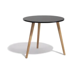 Bout de canapé noir Charlotte