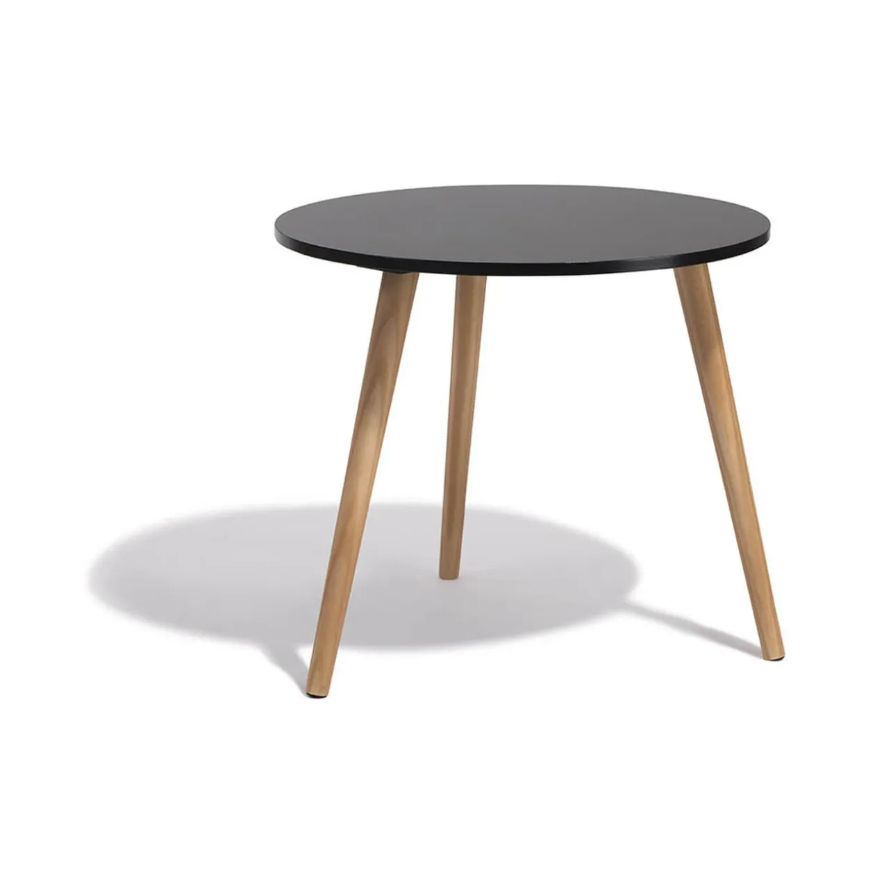 Bout de canapé noir Charlotte