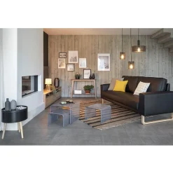 Bout de canapé Poppy gris anthracite x3