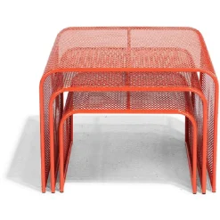 Bout de canapé Poppy terracotta x3