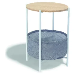 Bout de canapé Selena blanc