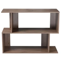 Bout de canapé étagère - 2 niveaux marron 80x29xH60 cm