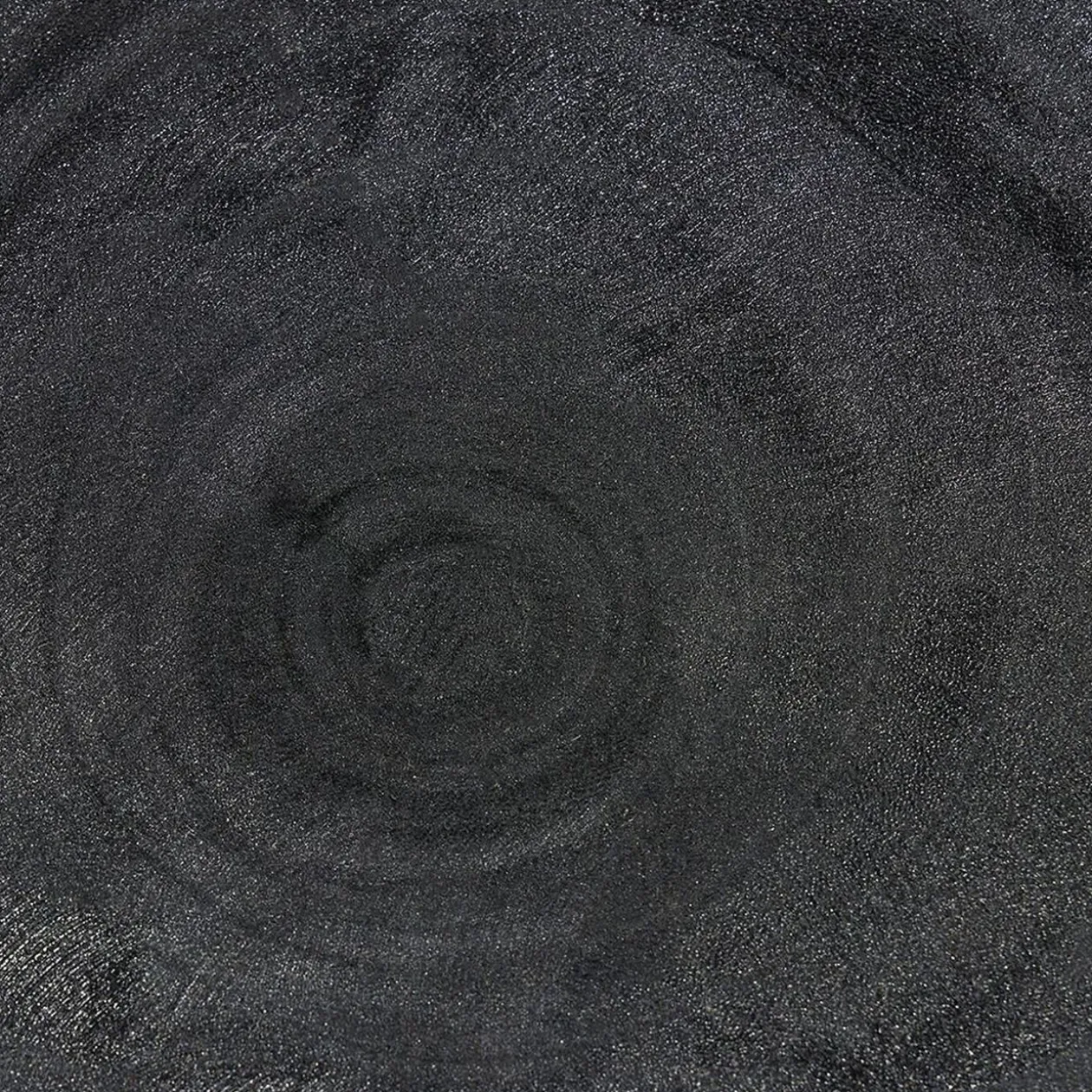 Bout de canapé Tammy bois paulownia noir Ø27xH33cm