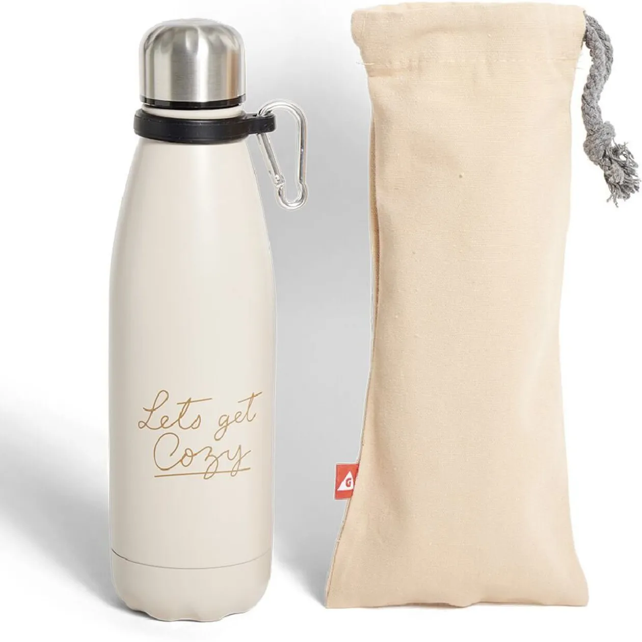 Bouteille isotherme 480ml avec housse rose