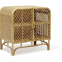 Buffet Malang rotin naturel - L80xP53xH80 cm