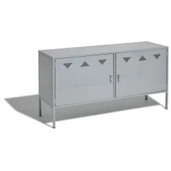 Buffet Pittsburgh gris clair avec 2 portes