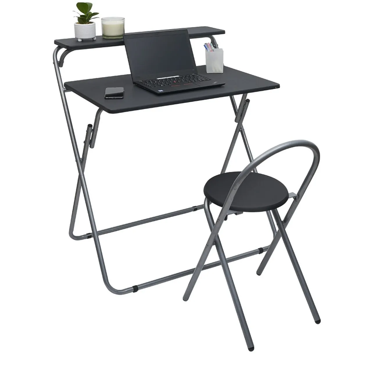 Bureau + tabouret pliables