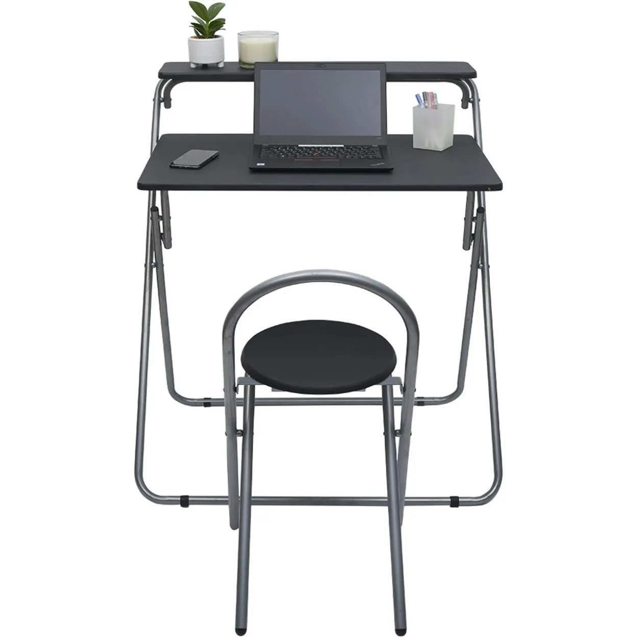 Bureau + tabouret pliables