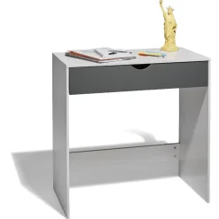Bureau blanc et gris
