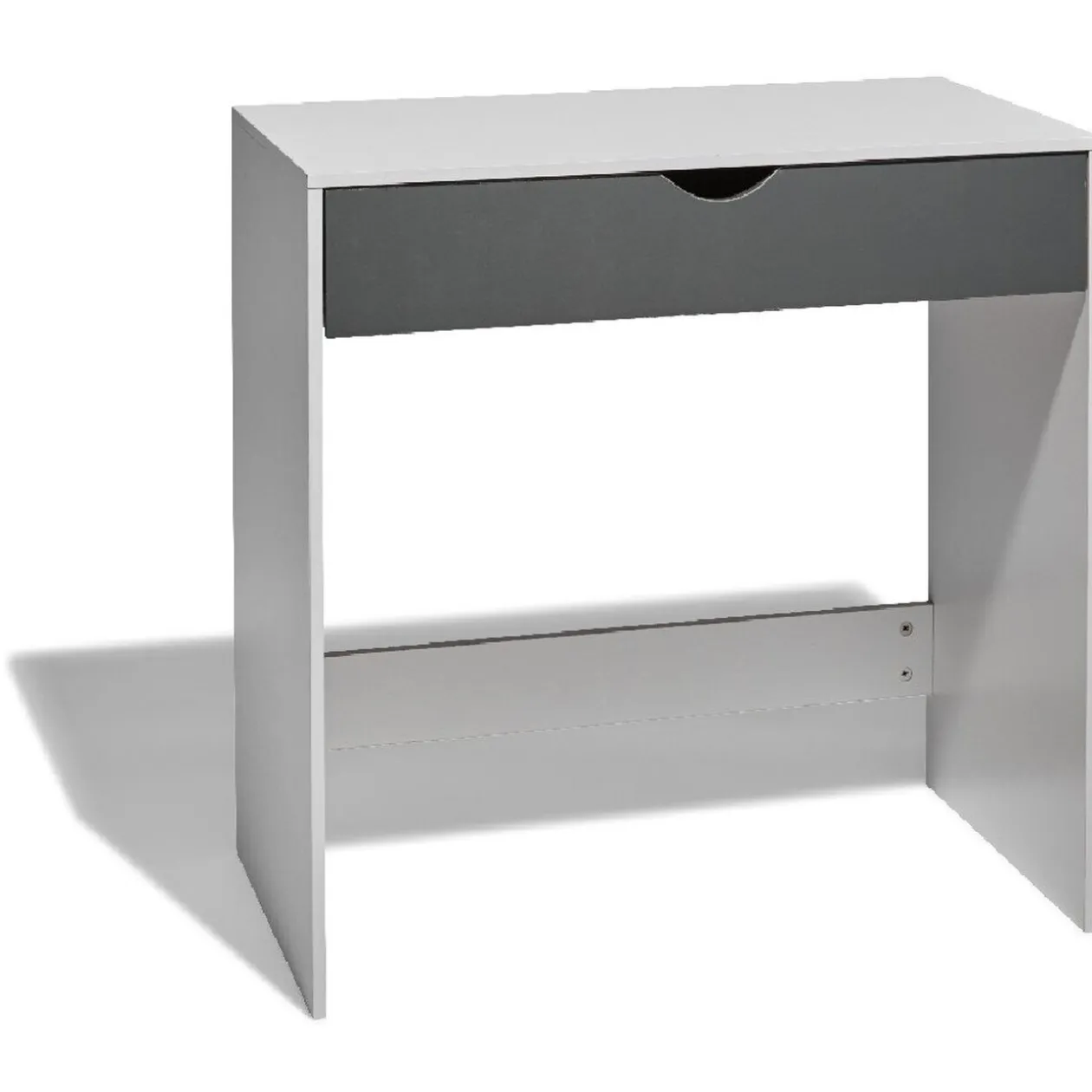 Bureau blanc et gris