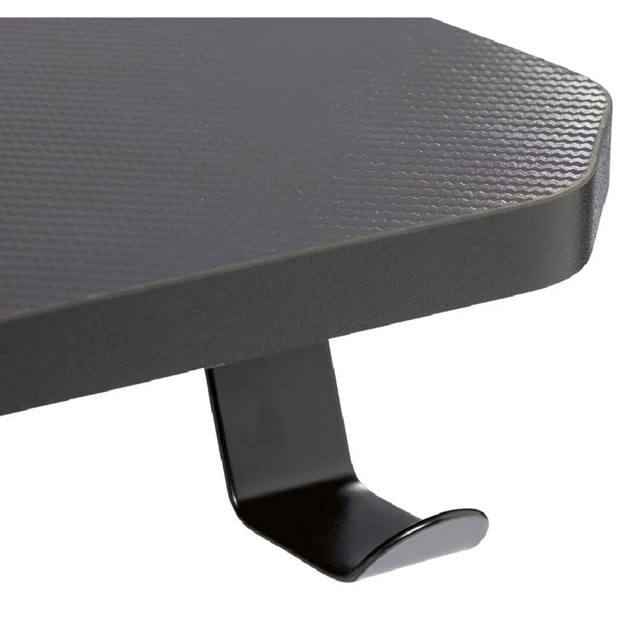 Bureau gaming repose-boisson bois et métal noir