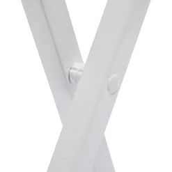 Bureau pliable Nathan métal et bois blanc 63x45xH84cm