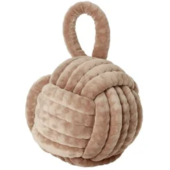 Butée de porte boule imitation velours 15 cm