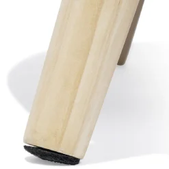 Canapé Joseph curly effet laine bouclée blanc - L137xP69xH79 d