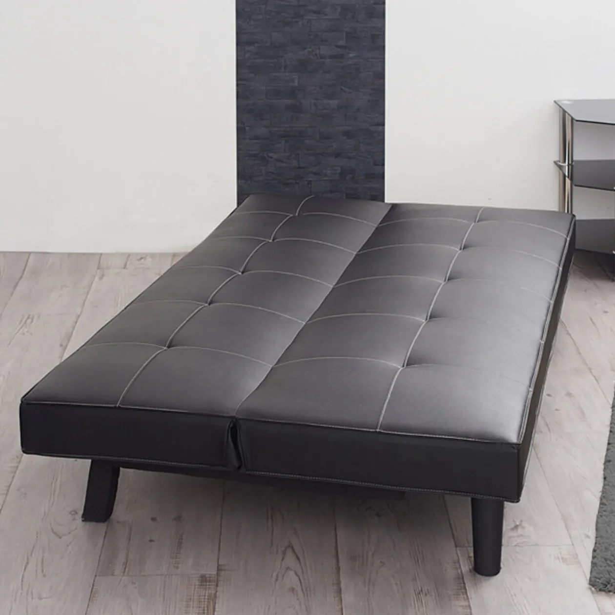 Canapé lit noir