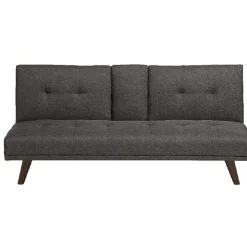 Canapé-lit gris avec accoudoir