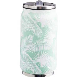 Canette isotherme inox imprimé tropical 260 ml