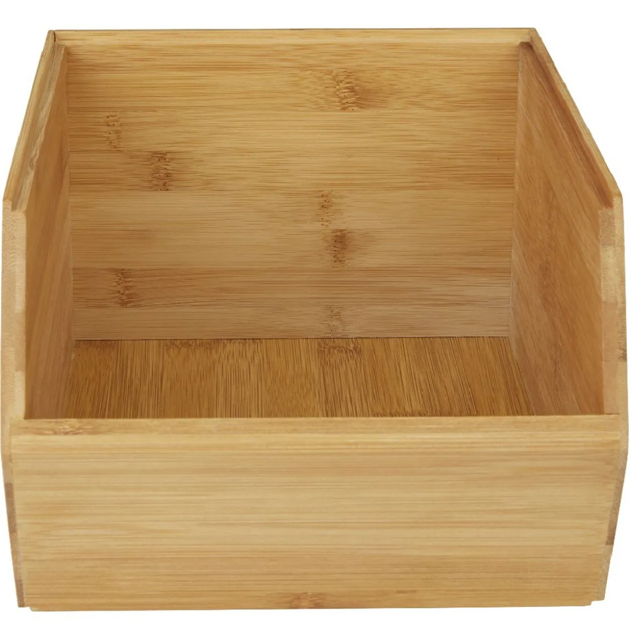 Casier en bambou empilable