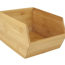 Casier en bambou empilable