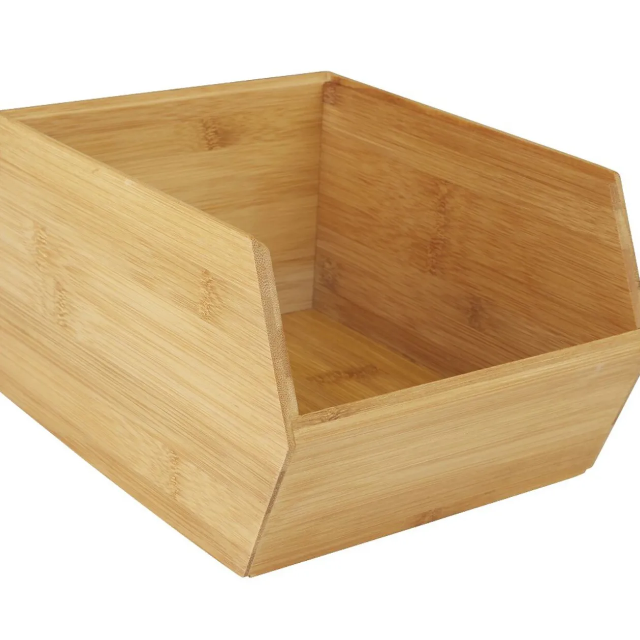 Casier en bambou empilable