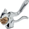 Casse noisette sur pied zinc forme écureuil L17,5cm